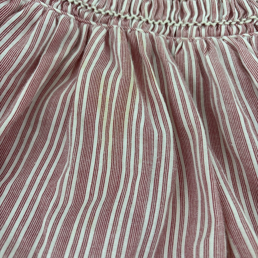 Vintage Polly Flinders Dress Smocked Child Baby 2T Red Lace Embroidered - Picture 6 of 12